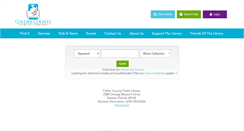 Desktop Screenshot of catalog.collier-lib.org