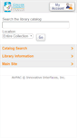 Mobile Screenshot of catalog.collier-lib.org